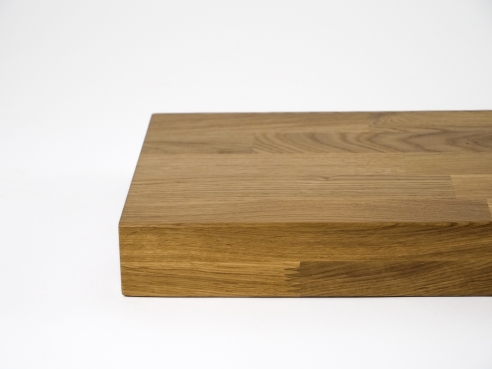 Window sill Oak Select Natur A/B 26 mm, finger joint lamella, hard wax oil nature, with overhang